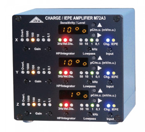 M72A3 - Conditionneur analogique trois voies pour accéléromètre IEPE et mode de charge