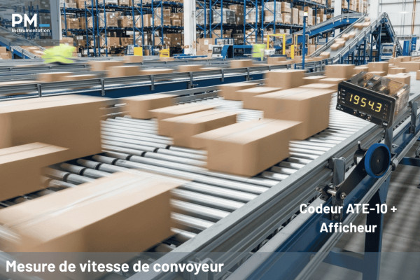 Mesure de vitesse de convoyeur