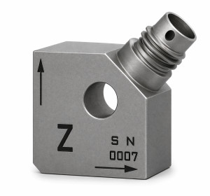 B0xY41 - IEPE triaxial through-hole accelerometer - 50 to 1000g
