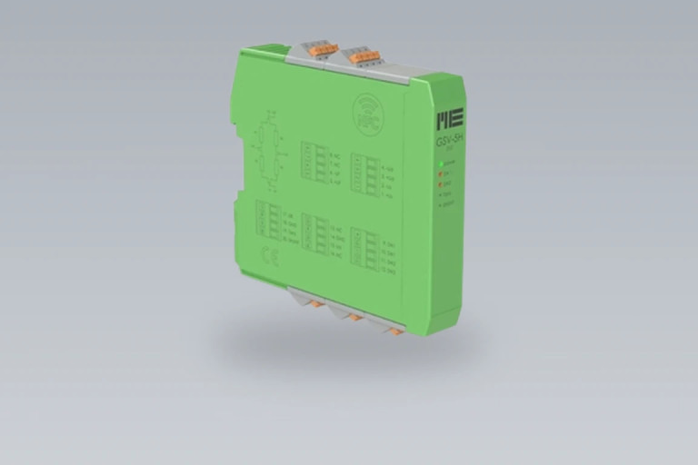 GSV-5H — conditionneur 1 voie pont de jauges configurable en NFC, sans ouvrir l'armoire