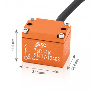 Accéléromètre triaxial piézorésistif