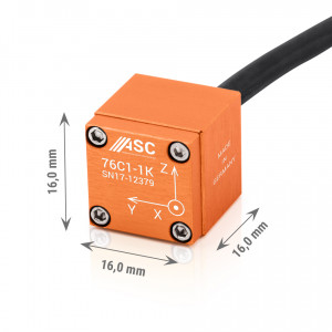 Accéléromètre triaxial piézorésistif