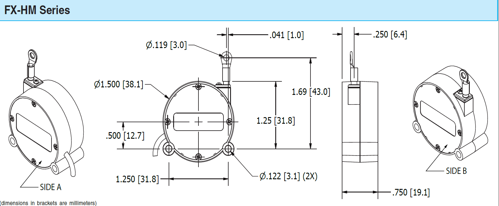 industrial displacement sensor