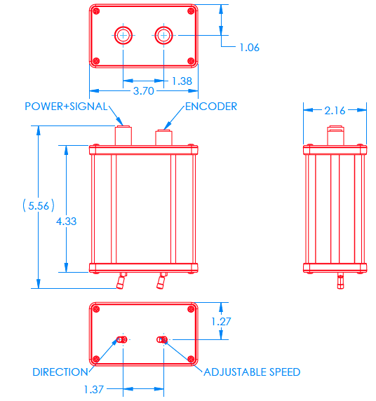 EC-LV - Encoder Signal Conditioner / Amplifier - Voltage output signal