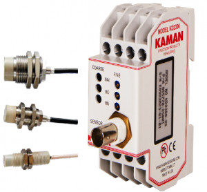 channel eddy current displacement sensor