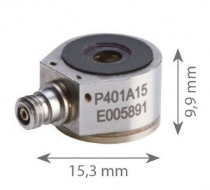 P401A15 - Accéléromètres uniaxial Piezo-Electrique ±5g à ±500g