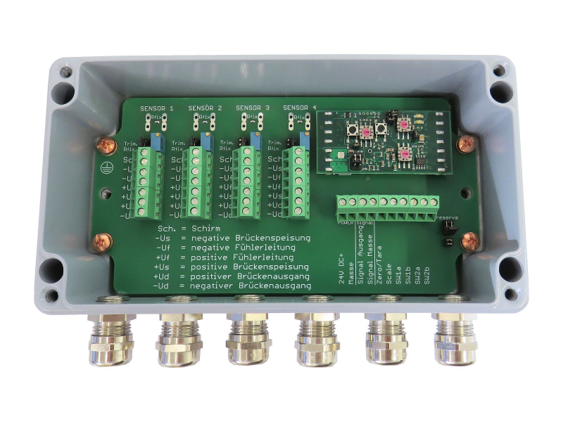 GSV-15KL4 - Boîtier de jonction pour capteurs de pesage - IP66 - Sensibilité réglable