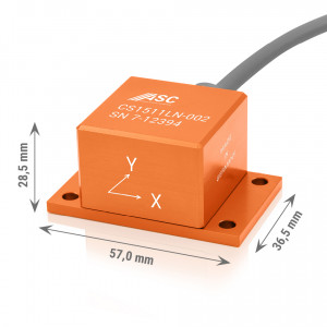 Accéléromètre capacitif 4-20 mA