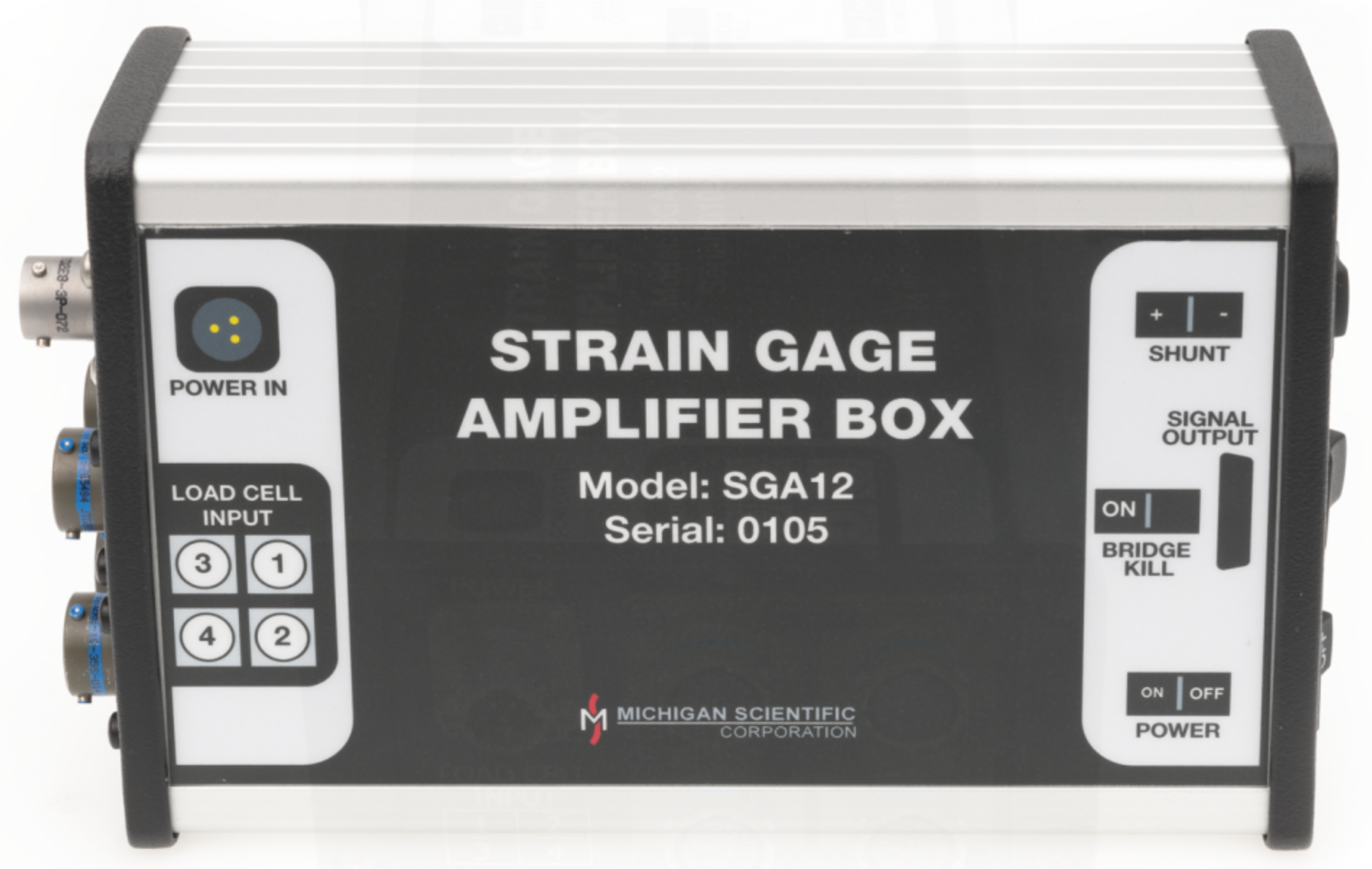 SGA12A - Twelve Channel Strain Gage Amplifier Box for 3D load cells