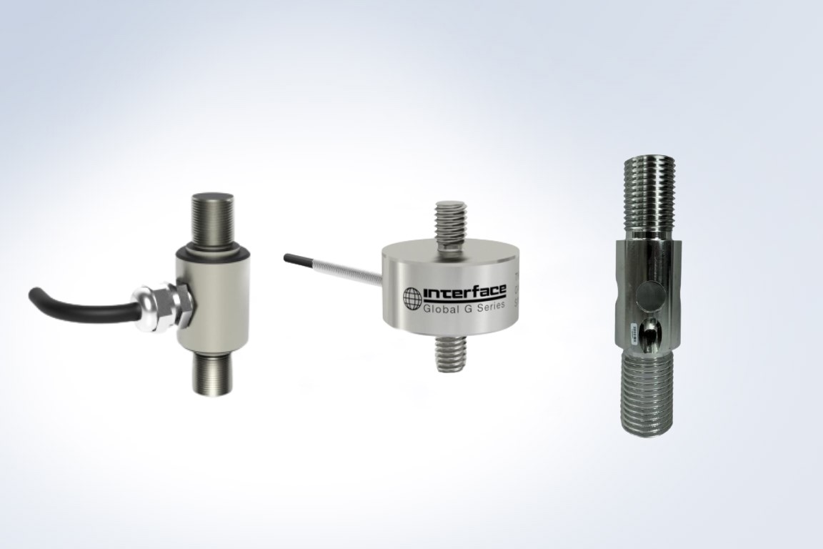 Miniature load cells with threaded ends