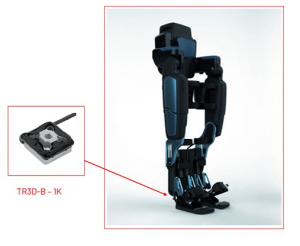 Mesure d'effort sur un exosquelette