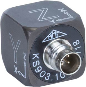 KS903B - 3-axis IEPE accelerometer - ±50g à ±2000g