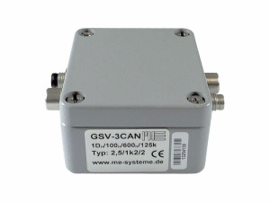 GSV-3CAN - 1-channel 1 strain gage amplifier with CANbus interface